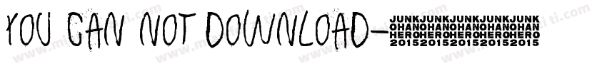 You can not download字体转换